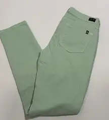 Angry Rabbit Skinny Green Denim Jean