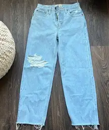 Tyler Vintage Straight Crop Blue Mist