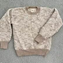 MATE the Label Alpaca Teddy Crew Neck Sweater Womens