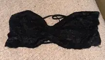 Free People Black Lace Bralette
