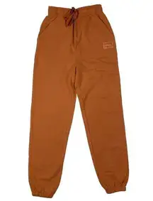 Stori - Seek Drawstring Sweatpants Joggers in Bronzed Orange