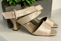 Vtg Valerie Stevens Angela leather heels Pearl Ivory  Women's Sz 7.5 Pumps *read