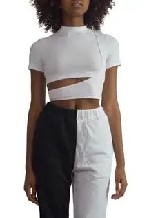 White Crop Top