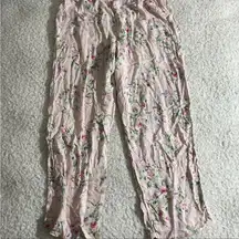 Flora Nikrooz large pink floral pants