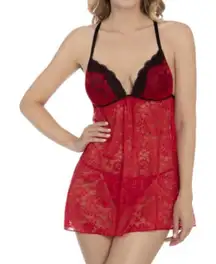 Secret Treasures Floral Lace Babydoll