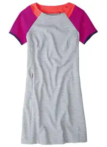 Title Nine Sensitive Stretch Perforated Sleeve athletic dress M