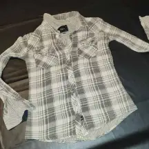 Rails Womens Brown Tan Plaid Long Sleeve Shirt‎ XS