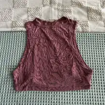 Lululemon All Yours Cropped Tank Veil Edition