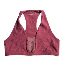 Beyond Yoga Red Front Crisscross Front Bra Size: M