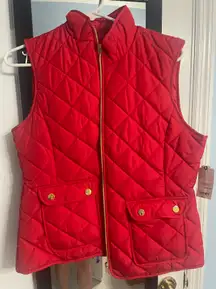 Red Puff Vest