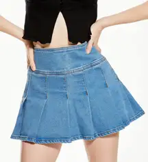 Denim Mini Skirt