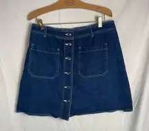 PopSugar denim skirt size 14