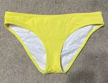 Shade & Shore Yellow Bikini Bottom Size S