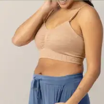 Kindred Bravely Tan Sublime Hands-Free Pumping Nursing Bra Extra Large XL Busty