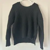 Aerie Black Crewneck Sweater Size XS
