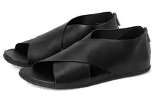 Reaction Kenneth Cole Selena Sandal Women's Black Stretch Size US 5.5