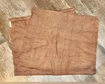 WILL NOT TAKE LESS Le Cachemirien Paris Brown Scarf