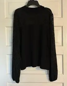 August Silk Sheer Leopard Turtleneck