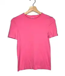 Helmut Lang Active Workout Short Sleeve Top Barbie Pink Size XS