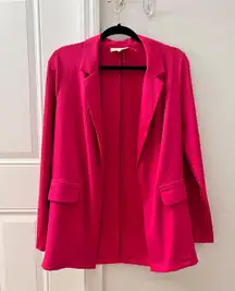 Hot Pink Oversized Blazer