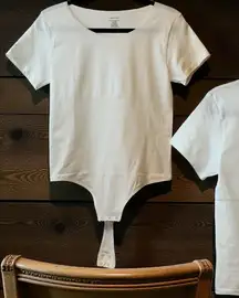 Shein Short Sleeve Bodysuit NWOT 3XL 4XL Snap‎ Crotch Tummy Control Shapewear #