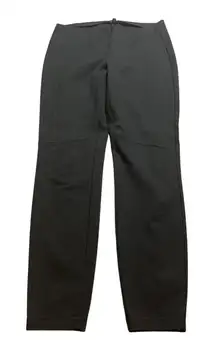 EILEEN FISHER Pull-On Elastic Waist Stretch Ankle Pant Dark Black XS Rayon nylon