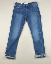 GAP Blue Best Girlfriend Stretch Selvedge Denim
Size: 28T