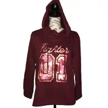 BREAST CANCER AWARENESS FIGHTER 01 GRAPHIC HOODIE LARGE