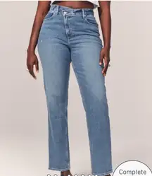 Abercrombie & Fitch Curve Love The ‘90s Straight Ultra High Rise Size 29 SHORT