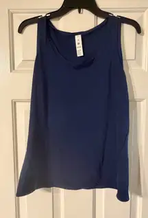 Nulu Scoop-Neck Tank Top XL Navy