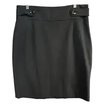 Classiques Entier Pencil Skirt Women 16 Black Wool Blend Lined Office Career NEW