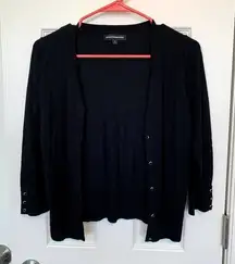 Express Design Studio‎ Women's Size Small Black Cardigan Sweater