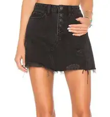 Free People Denim Mini Skirt