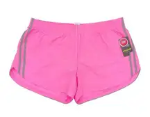 NEW Danskin Now Women's Performance Athletic Shorts w/ Liner Neon Pink Large