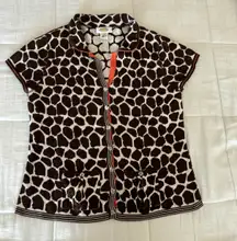 Talbots Vintage Giraffe Top