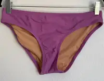 NWT J. Crew Bikini Bottom in Purple Sz S BE875 Swim Ocean Beach Vacation Resort
