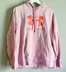 UNDER ARMOUR Swim Embroidered Hoodie Pink L