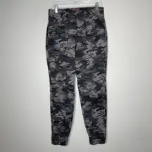 Spanx  Stretch Twill Cargo Jogger Blackwash Camo Gray Size Large