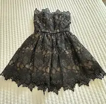 Vintage William Pearson Black Sequin Goth Dress Party Altered Item Fits Small