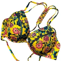 In Private Floral Bikini Top