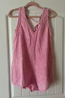 Pink Lily Romper