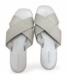 Banana Republic Blush Crossover Slide Sandals – Women’s Size 8