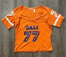 2000s Y2k Cali‎ 77 Jersey Baby Tee Womens Size Large