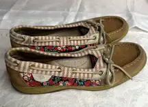 Sperry ‎ Top Sider Angelfish Liberty Floral Loafers Size 8.5