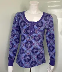 Vera Bradley long sleeve purple PJ Joggers set