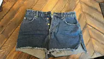 High Waisted Jean Shorts