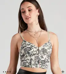 Paisley Corset Top