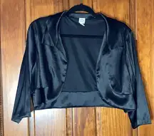 Black Satin Coverup