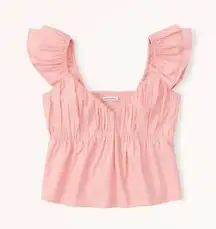 Abercrombie & Fitch Peplum Baby Doll Top