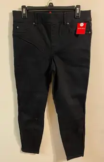 New NWT Spanx Black Skinny Jean 20278Q Clean Black Size Large Petite LP